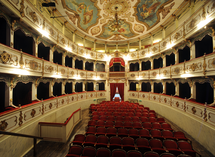 Busseto, il Teatro Verdi opera dell’architetto locale Giovanni Sivelli